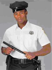 White Short Sleeve Genuine Police, Security, EMT Uniform Shirt